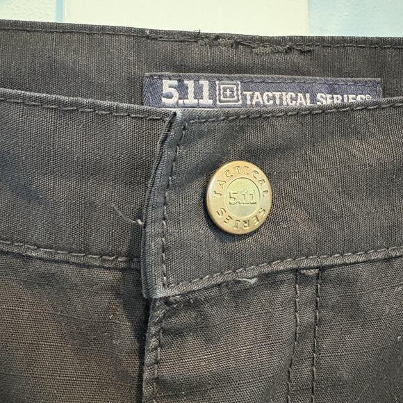 5.11 Tactical Pants Mens 34x32 Black Taclite Pro Cargo Ripstop D-Ring 74273 - Picture 6 of 15